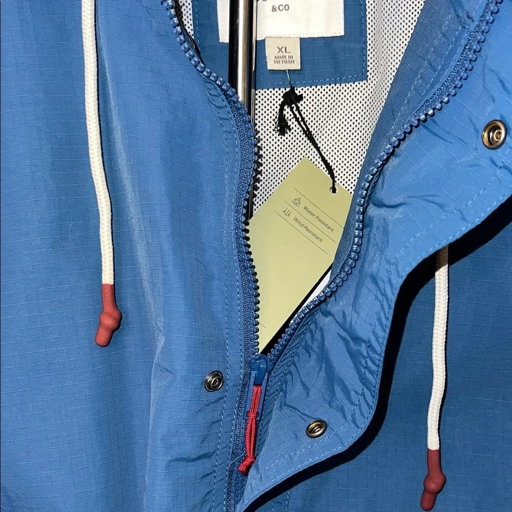 Goodfellow & Co Men's Blue Raincoat - Picture 4 of 10